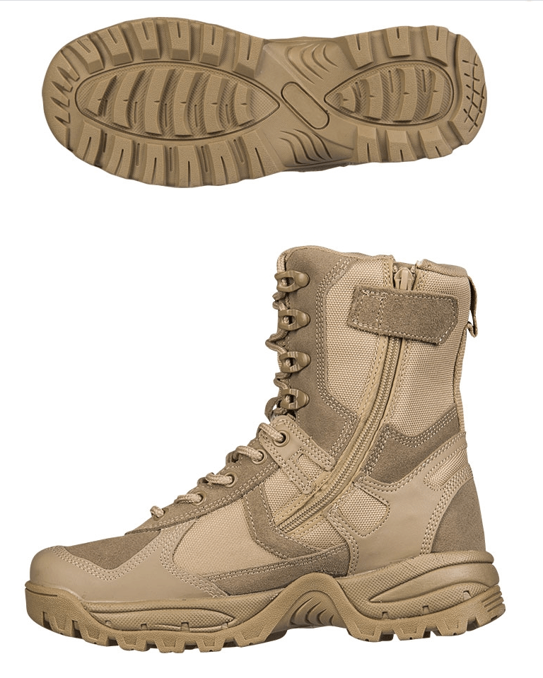 Mil-Tec PATROL ONE-ZIP coyote, veľkosť 8. 12822305-008