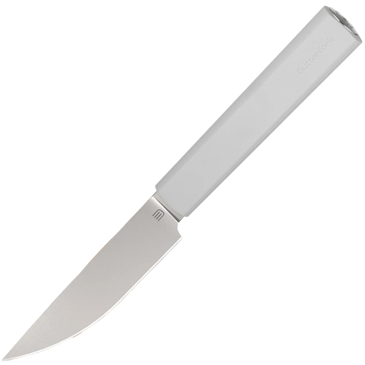 Butterfork Paring Knives Light Grey, AR-RPM9, Oak Sheath BF01-PK-LG