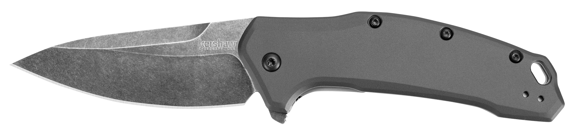 Kershaw LINK GRAY ALUMINUM BLACKWASH