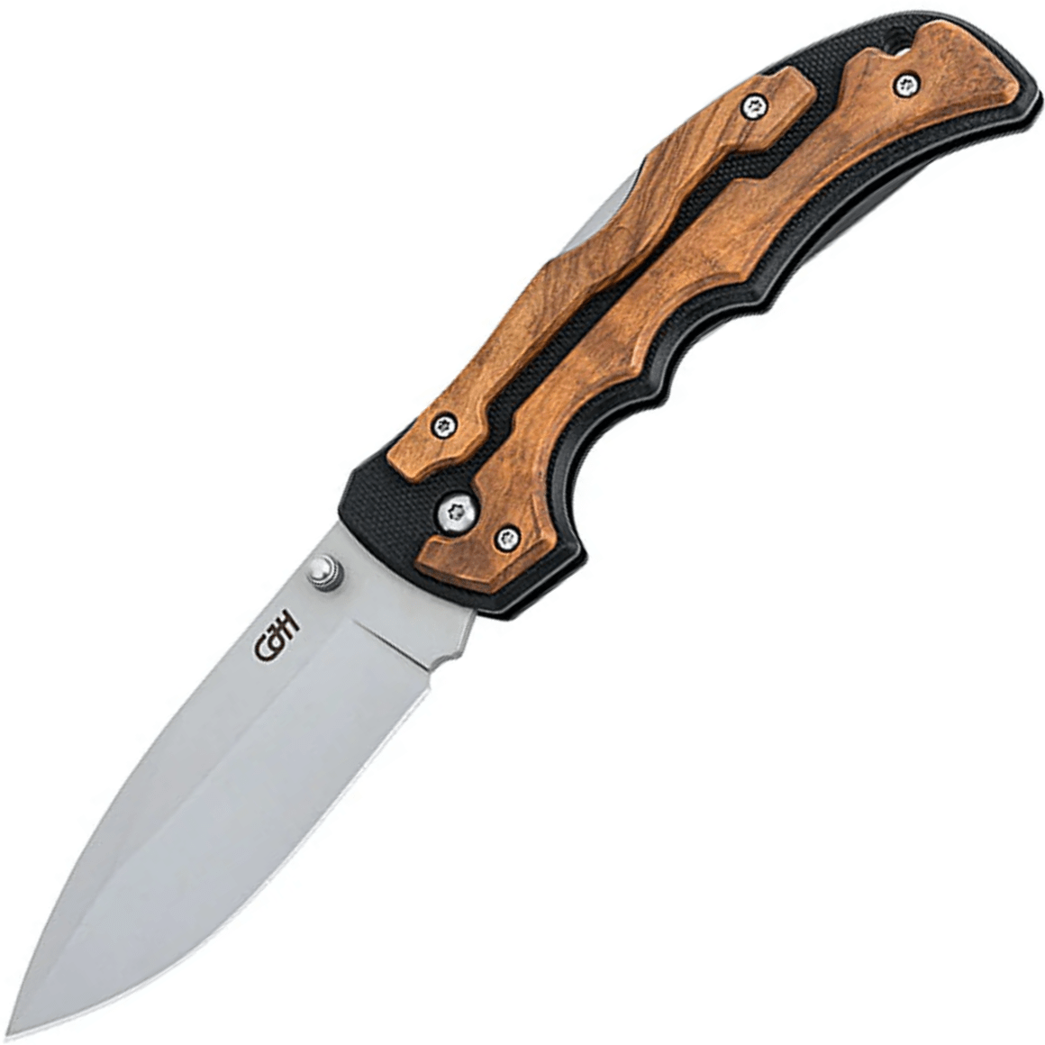 Herbertz CJH one-handed knife, olive wood, G10