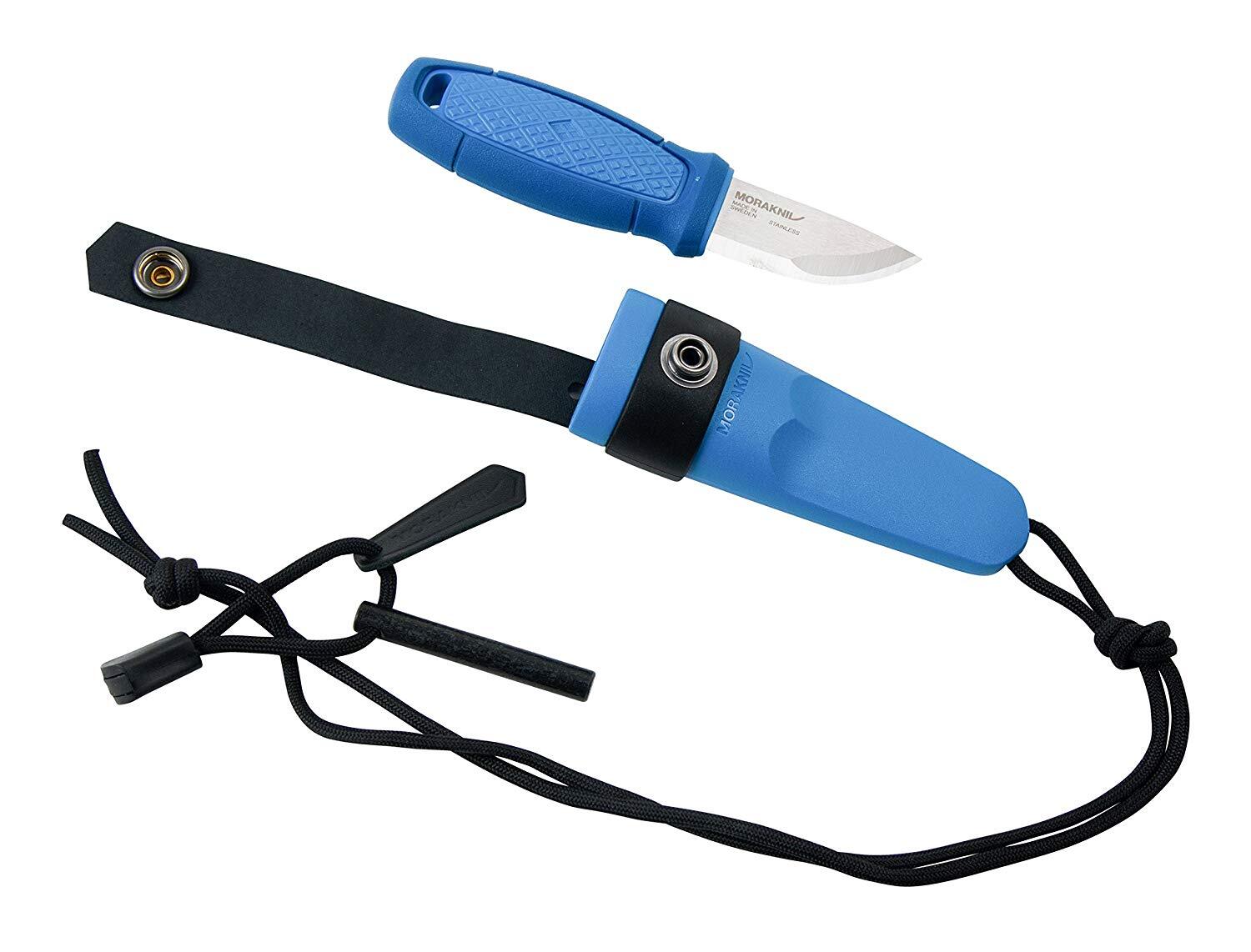 Morakniv Eldris Neck Knife Blue, with Fire Starter Kit 12551