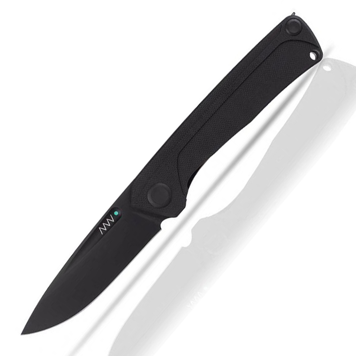 Anv Knives Z200 Sleipner Dlc Liner Lock G10 Black Plain Edge