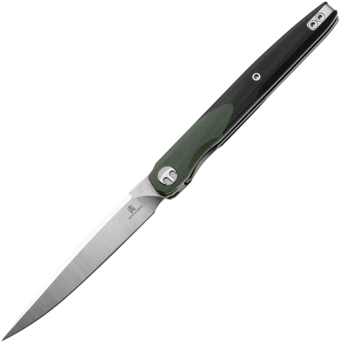Bestechman LANZA-Satin+ Stonewash-14C28N-G10-OD Green+ Black BMK14C