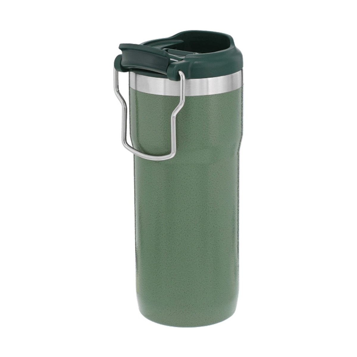 STANLEY hrnček The TwinLock™ Travel Mug .47L / 16oz Hammertone Green