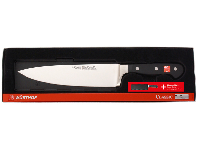 WUSTHOF sada CLASSIC kuchársky 20cm + ochrana ostria WUSTHOF sada CLASSIC kuchársky 20cm + ochrana ostria