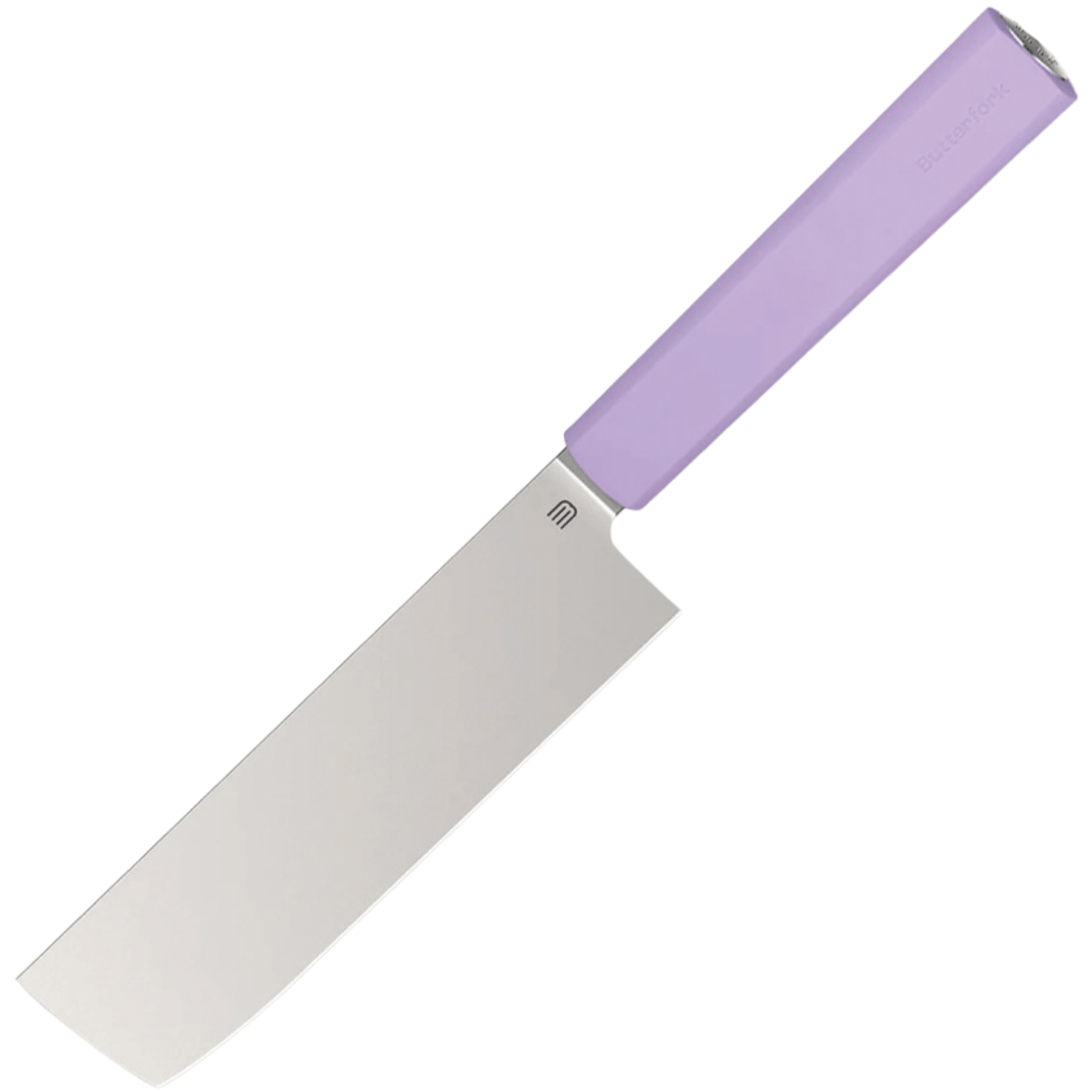Butterfork Nakiri Knives Mist Violet, AR-RPM9, NO sheath BF01-NK-PPNS