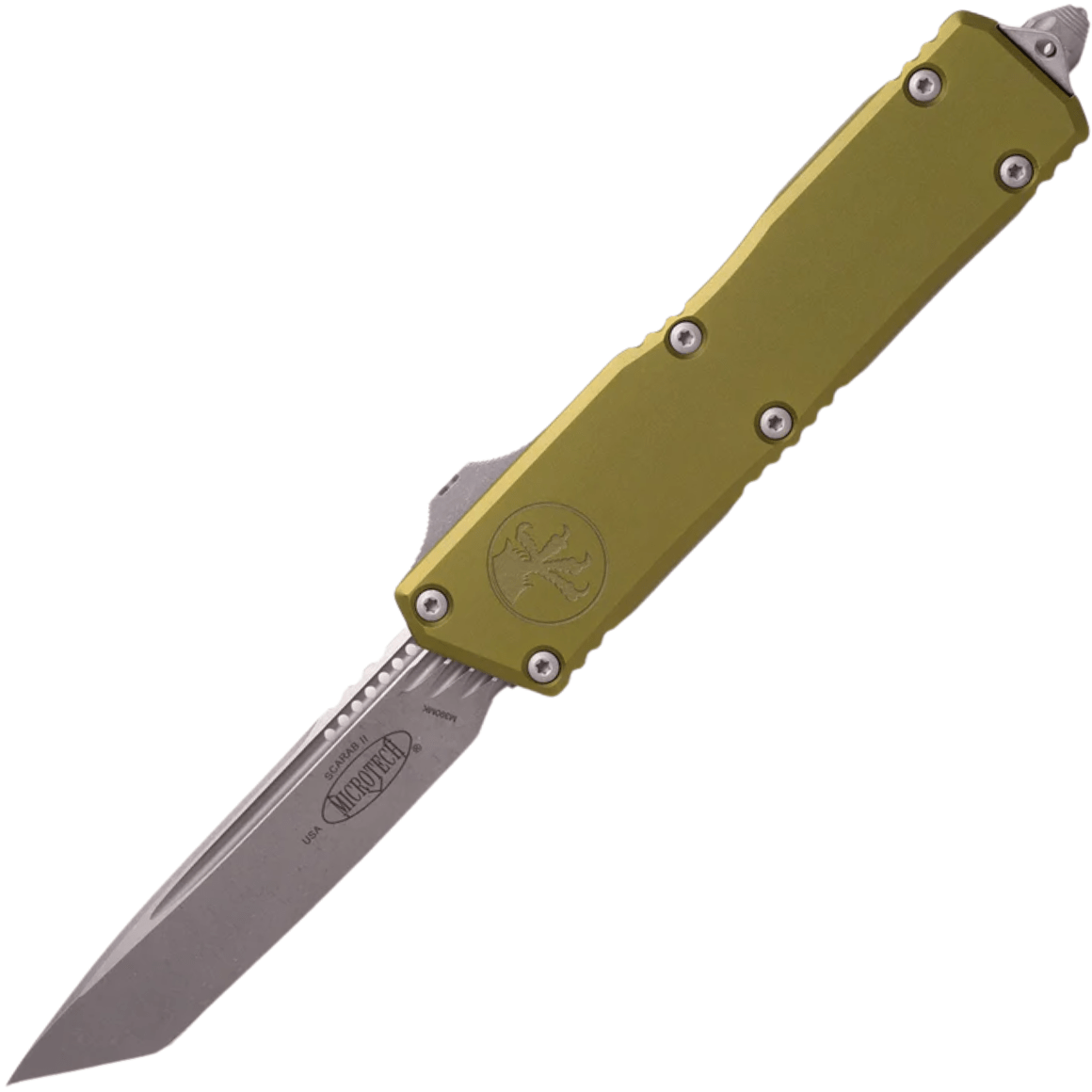 Microtech SCARAB II GEN III EXECUTIVE T/E APOCALYPTIC STANDARD OD GREEN 1177-10APOD