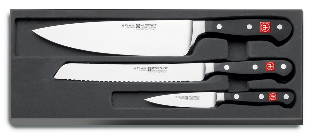 WUSTHOF sada CLASSIC 3ks, kuchynské nože