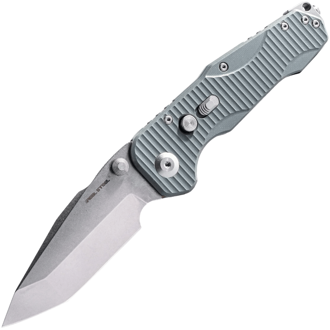 Real Steel Evolution Ironclad Stonewash D2, Grey G10, Tanto RE-7912SG