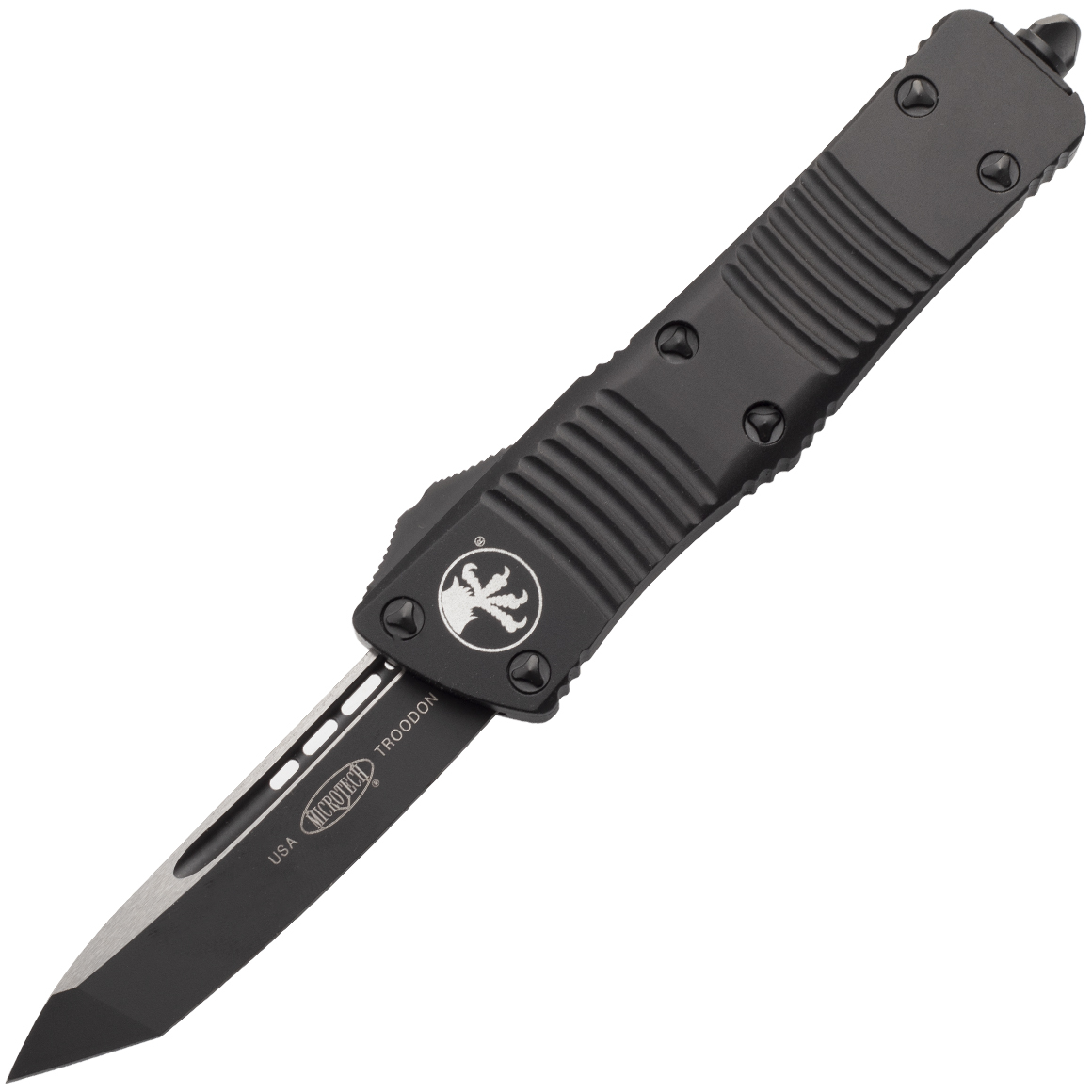 MICROTECH TROODON T/E Black Tactical Standard 140-1T