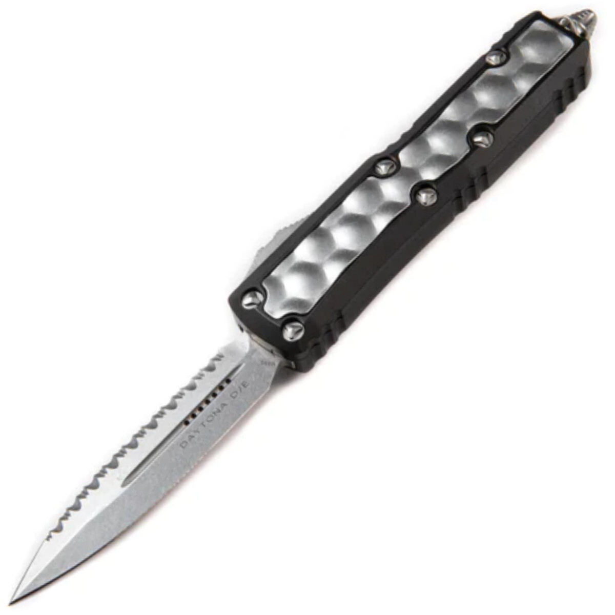 Microtech Utx-85 Daytona D/E Stw Brute Inlay Full Serr 126-12BIS