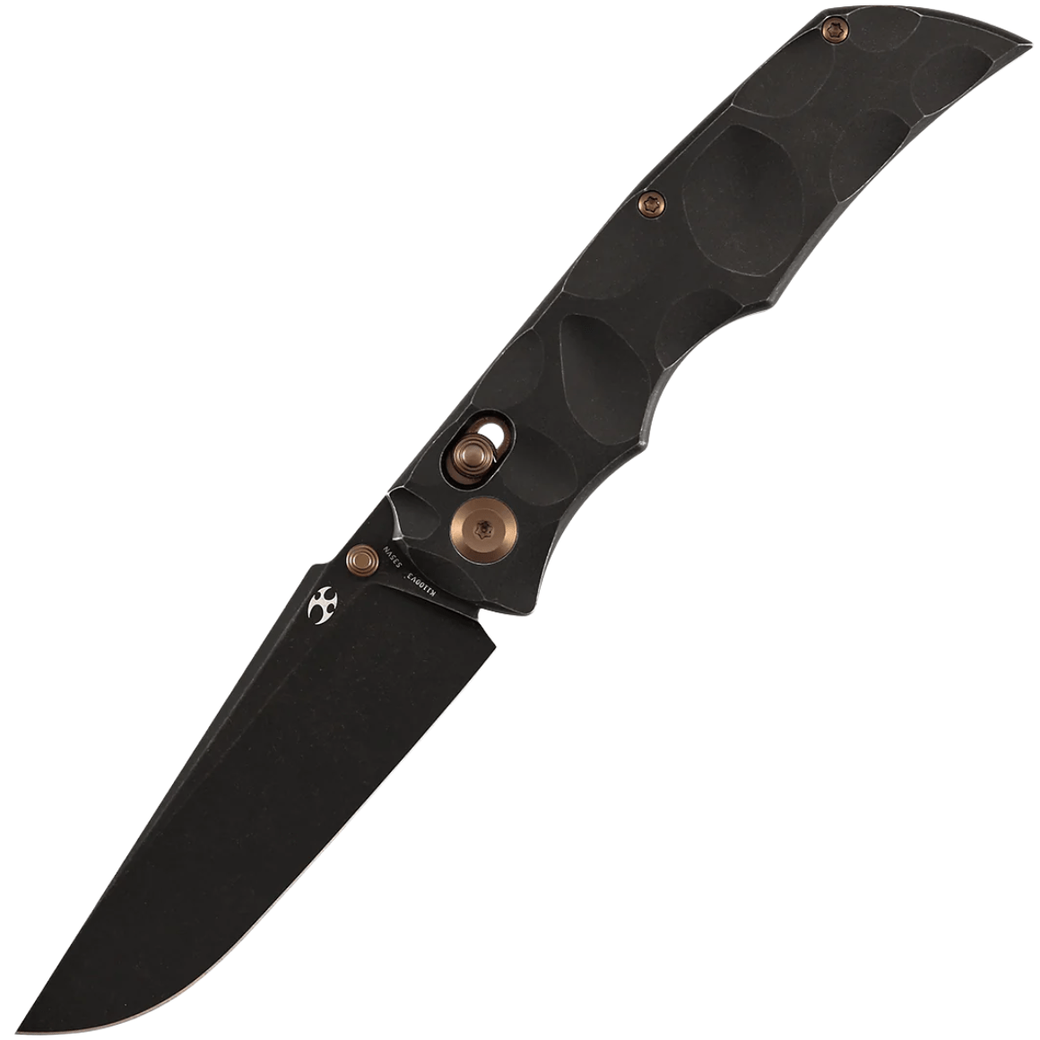 Kansept SIF Blackwash CPM S35VN Blackwash Titanium with Dimples K1100V3