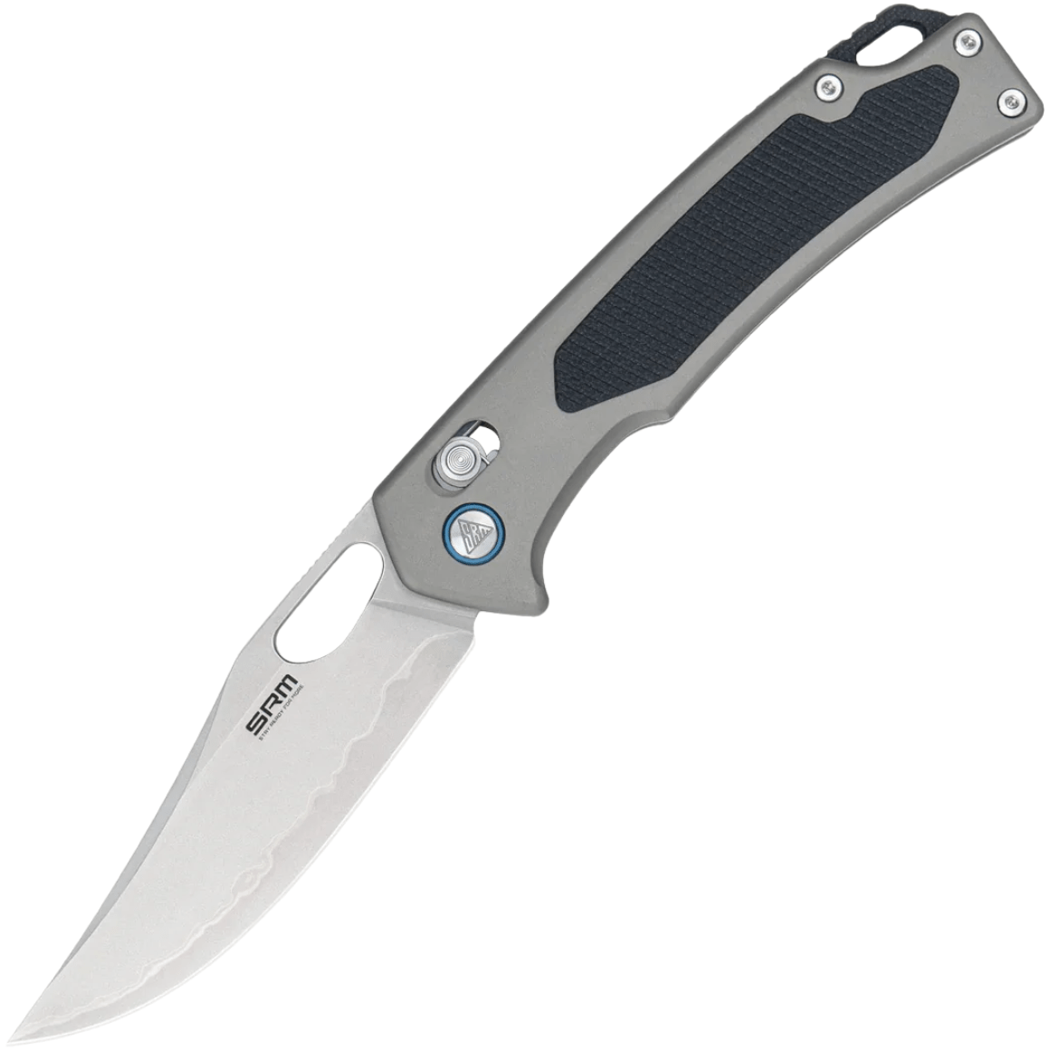 SRM A174X Retriever Laminated 140Cr Black Aluminum G10 Handle 9203-AK
