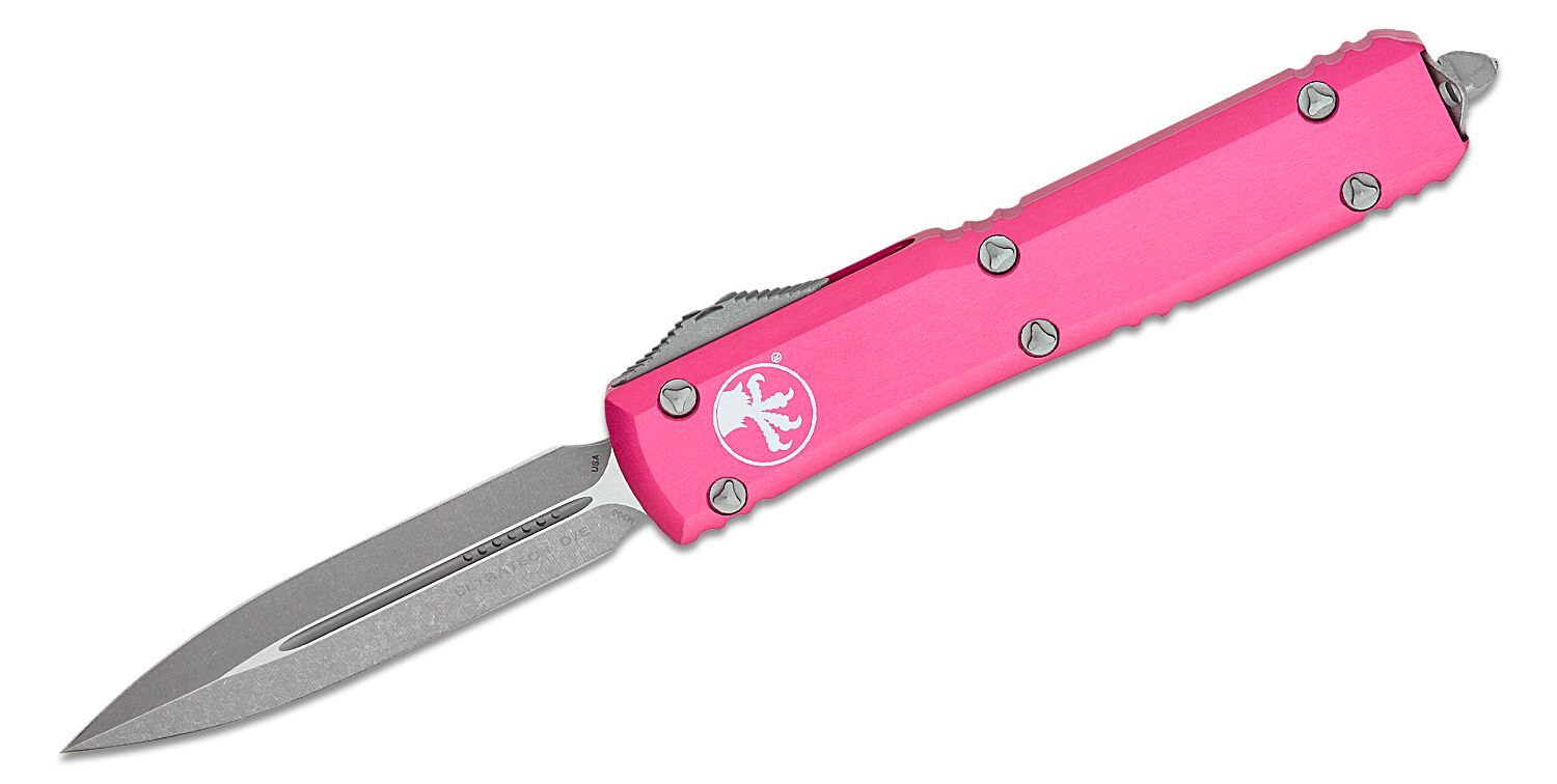 Microtech Ultratech D/E Apocalyptic Std Pink 122-10APPK