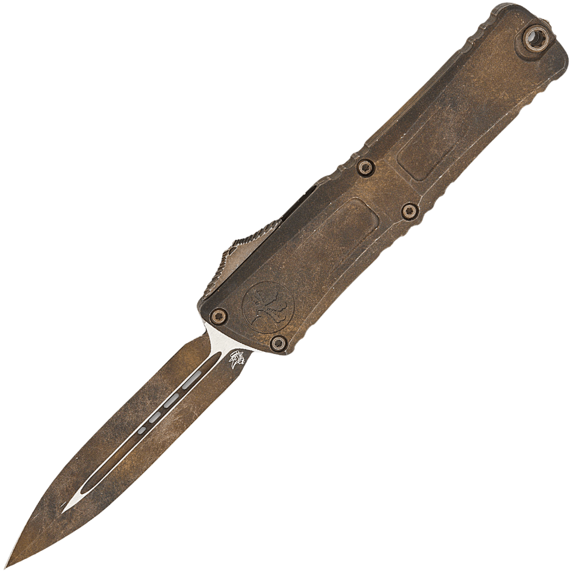 Microtech COMBAT TROODON D/E PLAGUE OUTBREAK SIGNATURE SERIES STANDARD 1142-1PLOBS