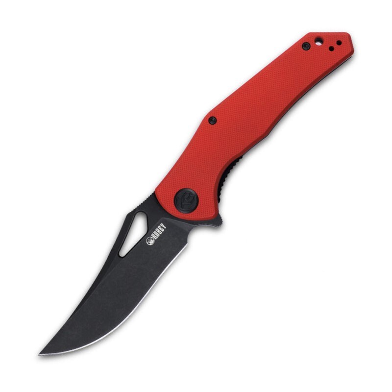 KUBEY Liner Lock Folding Pocket Knife Red G10 Handle KU149C