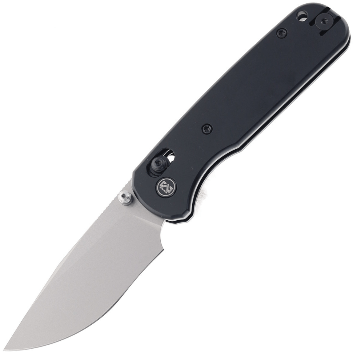 Miguron Knives Katou-2.96" 14C28N balde, Al handle, steel wire clip