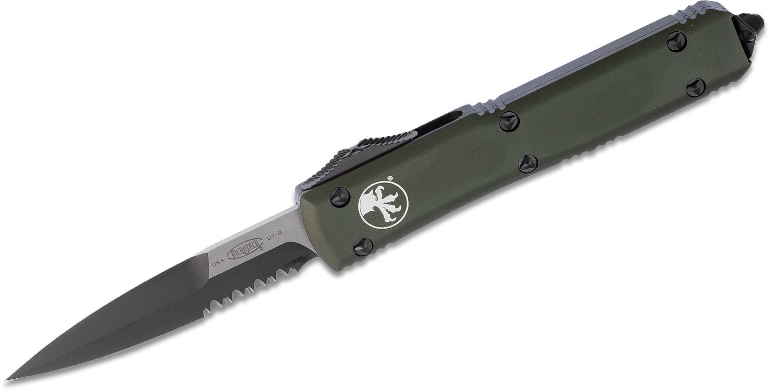MICROTECH Ultratech Bayonet Black P/S OD Green 120-2OD
