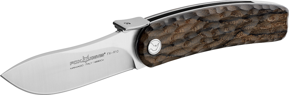 Fox Rhino lovecký nôž 9 cm FX-R10 drevo Fox Rhino lovecký nôž 9 cm FX-R10 drevo