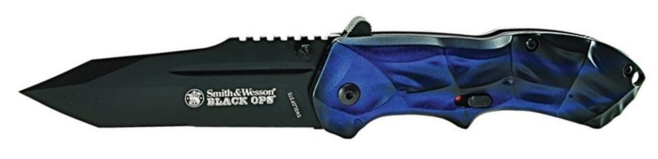 Smith & Wesson Black Ops 3 MAGIC Tanto Black/Blue SWBLOP3TBL