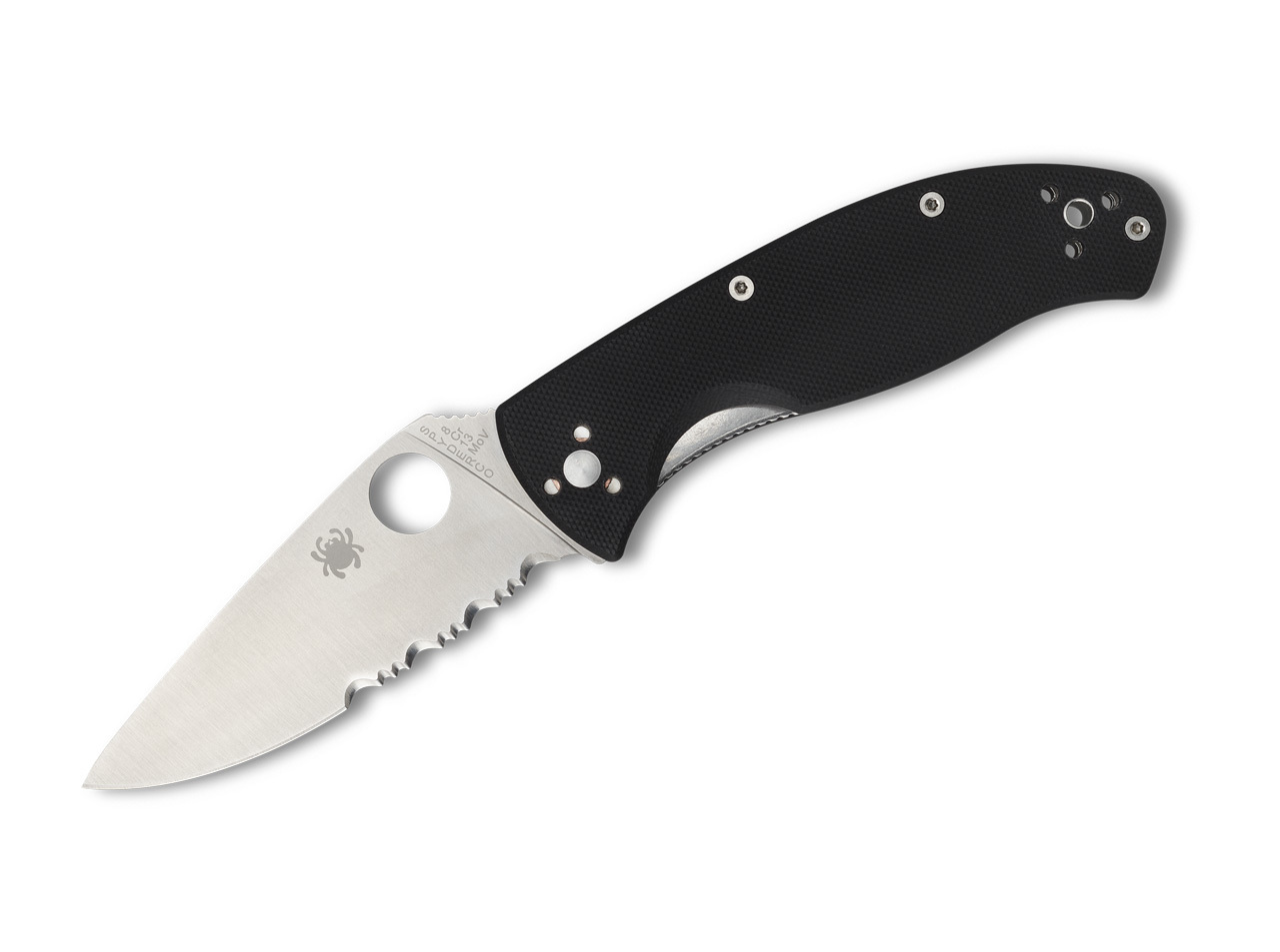 Spyderco C122GPS TENACIOUS SATIN COMBO 01SP587 Spyderco C122GPS TENACIOUS SATIN COMBO 01SP587