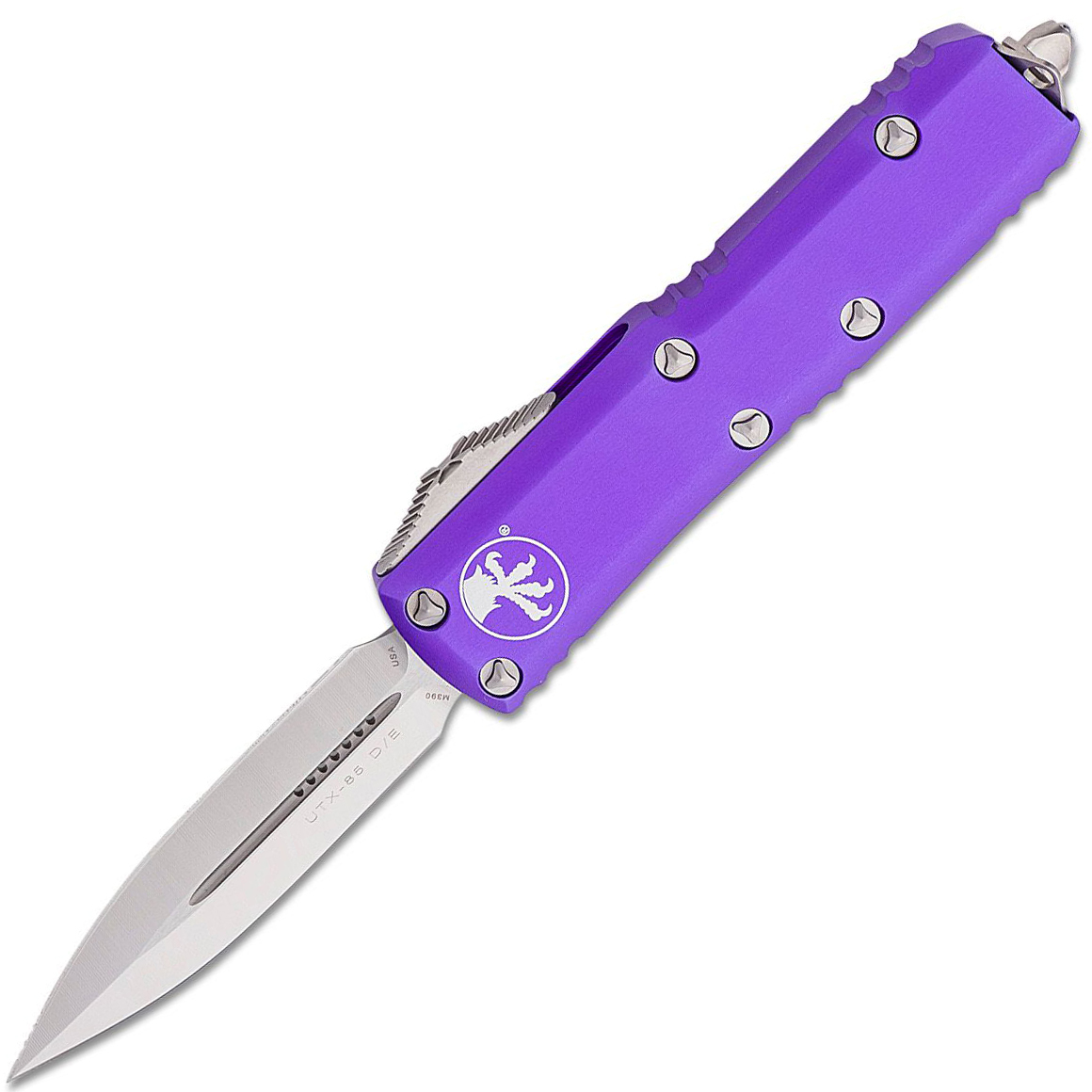 Microtech Utx-85 D/E Satin Standard Purple 232-4PU