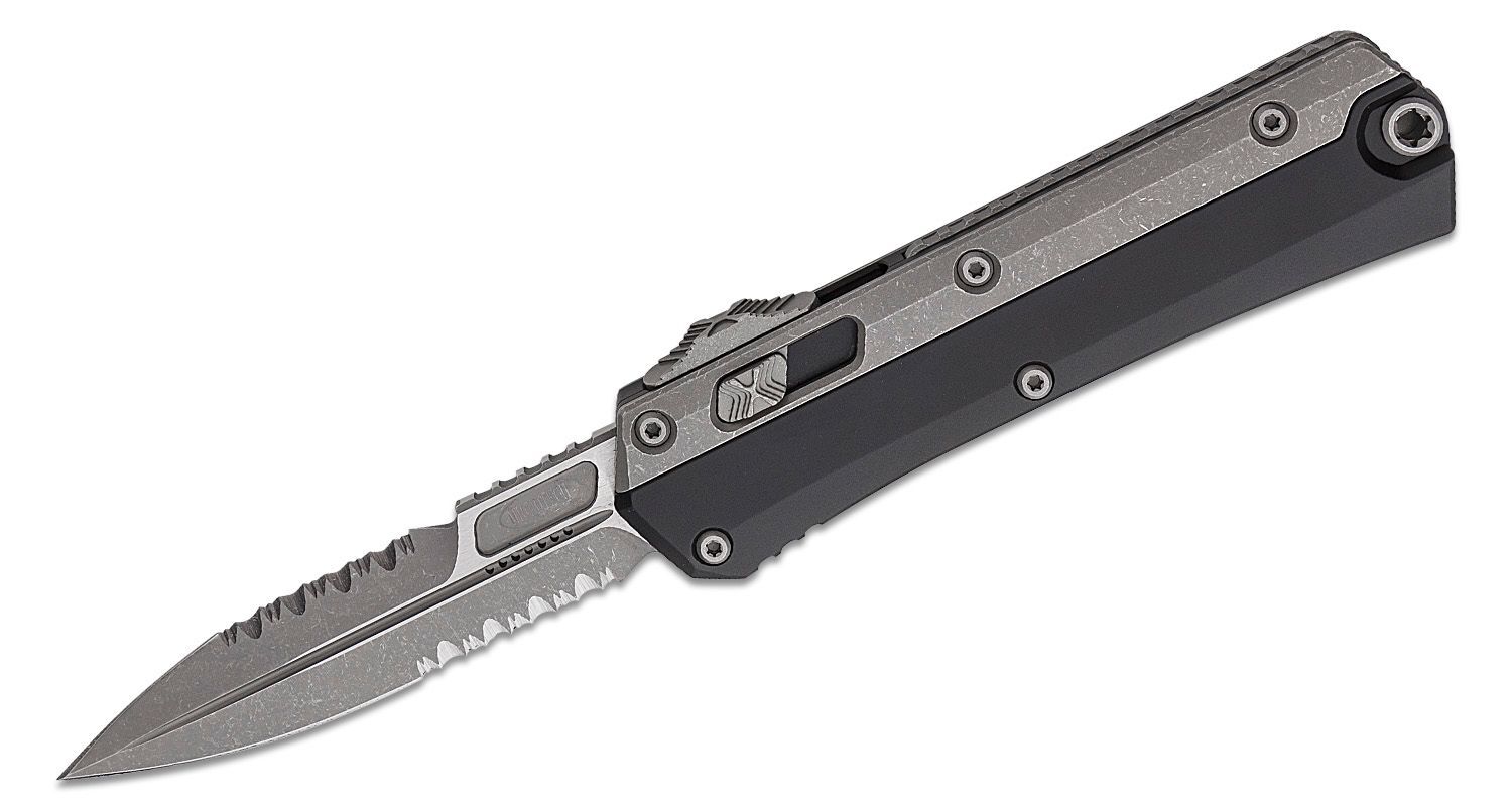 Microtech Glykon Bayonet Apoc Overlay Apoc Full Serr 184-12AP