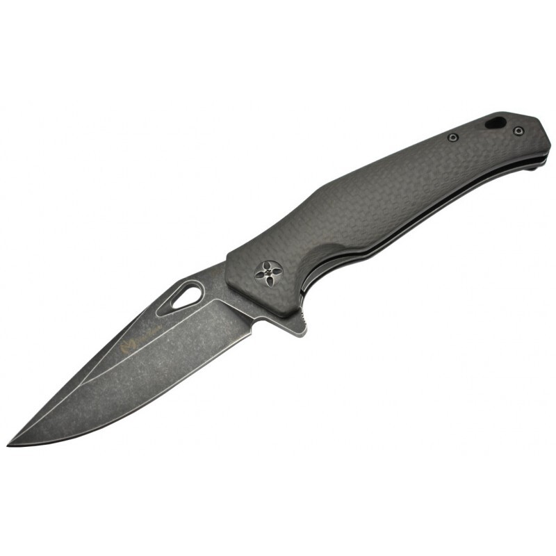 Maxknives MK130-CF Lame acier D2 manche fibre de carbone