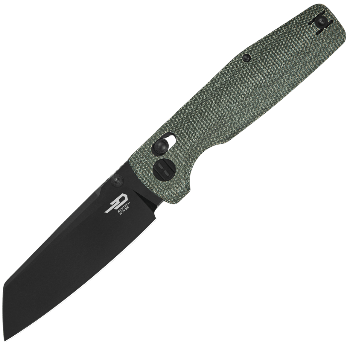 Bestech Slasher D2, Micarta Green BG56B-2