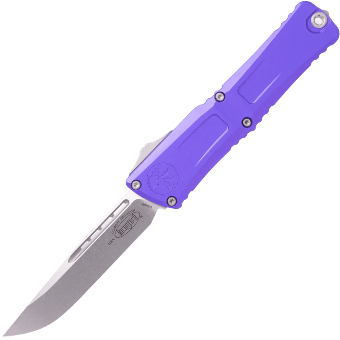 Microtech Combat Troodon® S/E Gen III Stonewash Standard Purple 1143-10PU