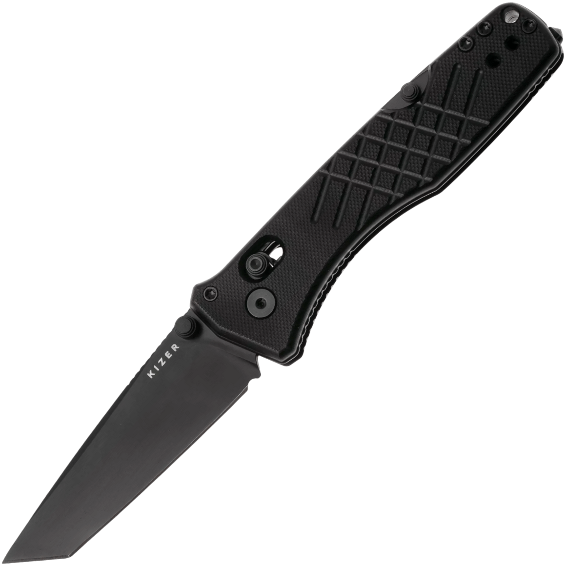 Kizer Aegis T AEB-L,Black PVD Coating,G10 V3774CTA1
