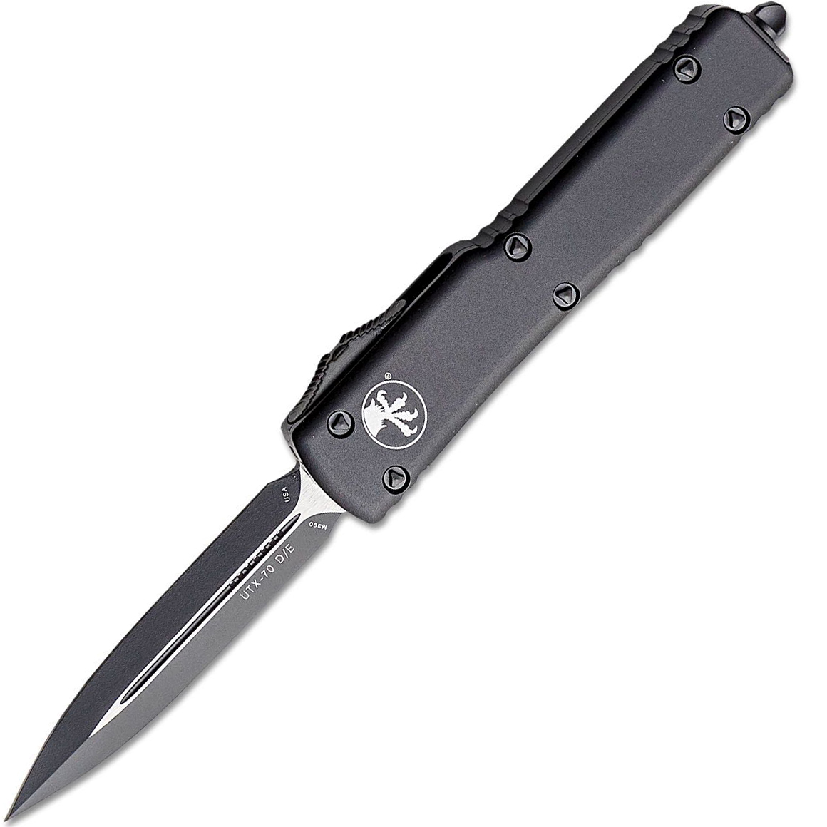 Microtech UTX-70 D/E Black Tactical Standard 147-1T