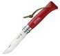 Opinel N8 inox červený 254298 - KNIFESTOCK
