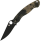 Spyderco C36GPCMOBK Military Model G-10 Camo, Black Blade  - KNIFESTOCK