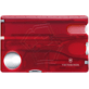 Victorinox SwissCard Nailcare, transparent red 0.7240.T - KNIFESTOCK