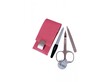 ALPEN Manicure Set, Nylon with Magnetic Closure, Pink 6810_P - KNIFESTOCK
