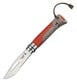 Opinel vri n ° 08 Inox Outdoor Plastic Brown Red 001714 - KNIFESTOCK