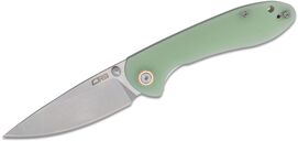 Feldspar G10(contoured &amp; CNC pattern texture) AR-RPM9 Nature Green(Transparent) J1912-NTG - KNIFESTOCK