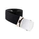 Mil-Tec US CEINTURE EN COTON noire 13110002 - KNIFESTOCK