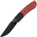 Kansept Reverie Black Stonewashed 154CM Black and Red G10 T2025B6 - KNIFESTOCK