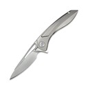 KUBEY Velocé Couteau Flipper à Verrouillage Frame, Lame CPM-S30V, Manche Ti Noir KB171D - KNIFESTOCK