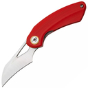 Bestech BIHAI 14C28N Stonewash+Satin G10 Red BG53C-1 - KNIFESTOCK