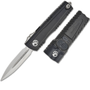 Microtech Surefire Luminary D/E M390MK Stonewashed Black Aluminum Stiletto Pro II EDC Flashlight - KNIFESTOCK