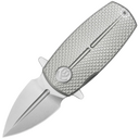 KB Fang Beadblast M390 Grey Ti with Diamond KB451A - KNIFESTOCK