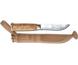 Marttiini Lapp knife 230 stainless steel/curly birch/leather 230010 - KNIFESTOCK