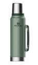 STANLEY termoska The Legendary Classic Bottle 1.0L / 1.1QT Hammertone Green - KNIFESTOCK