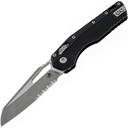 Microtech MSI® S/E Tri-Grip Injection Molded Black Apoc Part Serr 210T-11APPMBK - KNIFESTOCK