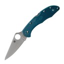 Spyderco Delica 4 Blue FRN C11FPK390 - KNIFESTOCK