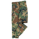 Mil-Tec US ZIP-OFF BDU HOSE KIDS woodland L - KNIFESTOCK