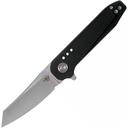 Bestech SYNTAX 14C28N, Stone wash+satin, Black G10 BG40A - KNIFESTOCK